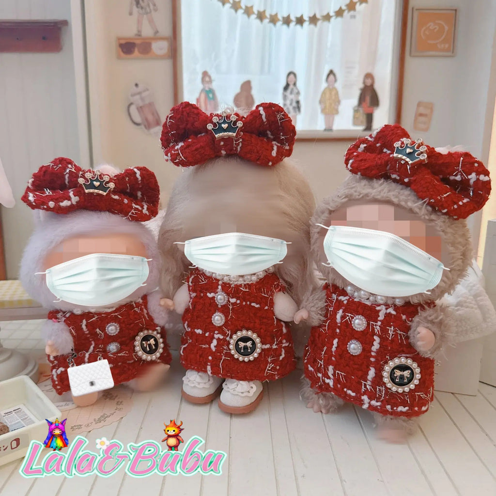 Casual Streetwear for Labu – Trendy & Comfortable Outfits for 15-17cm Vinyl Art Dolls，Fashion and Leisure Series