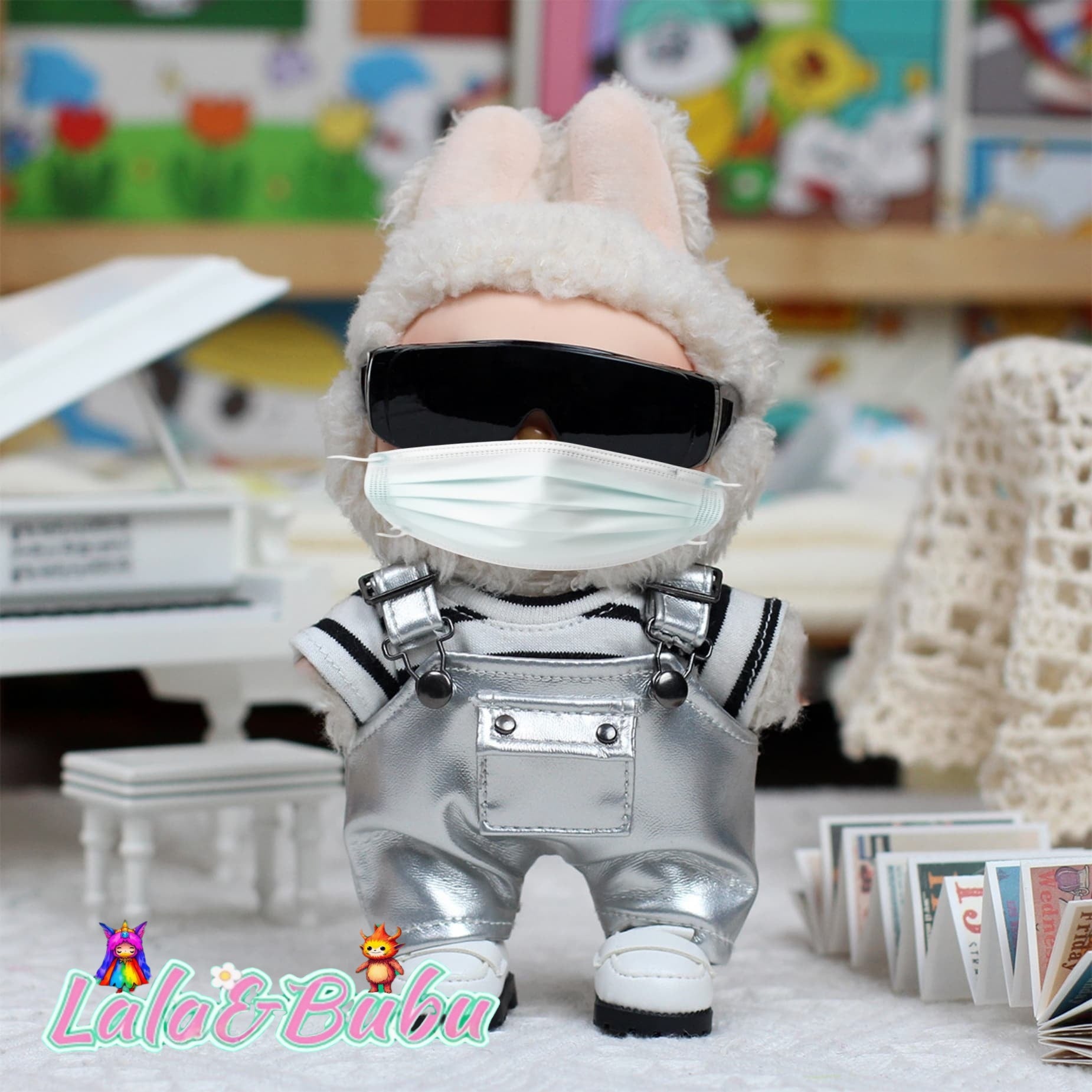 Cool & Trendy Labu Street Set Series - Trendy Doll Collection, 15cm-17cm Trendy Art Doll Exclusive