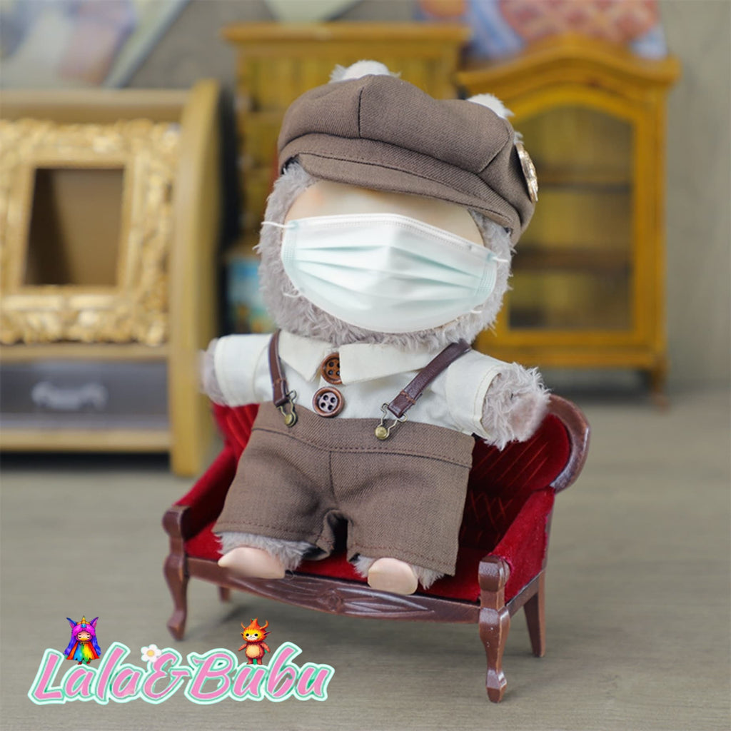 Creative Casual Suits for Labu – Custom Tailored 15-17cm Formal Wear for Vinyl Art Dolls, Exuding Gentleman's Style