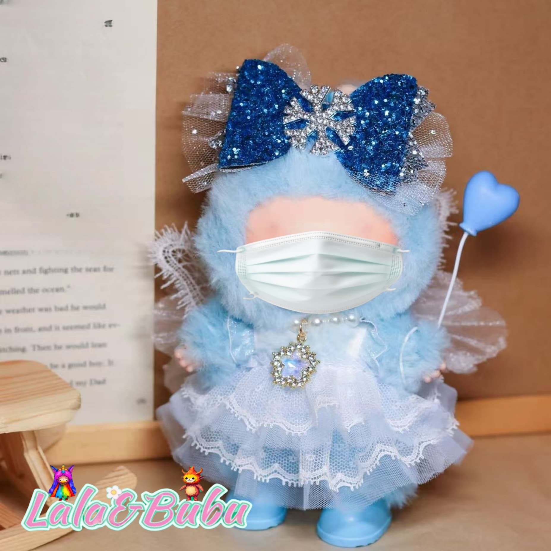 Dreamy Princess Dress Collection for Labu – Elegant & Adorable Outfits for 15-17cm Vinyl Art Dolls，Sweet Lolita Dress Set