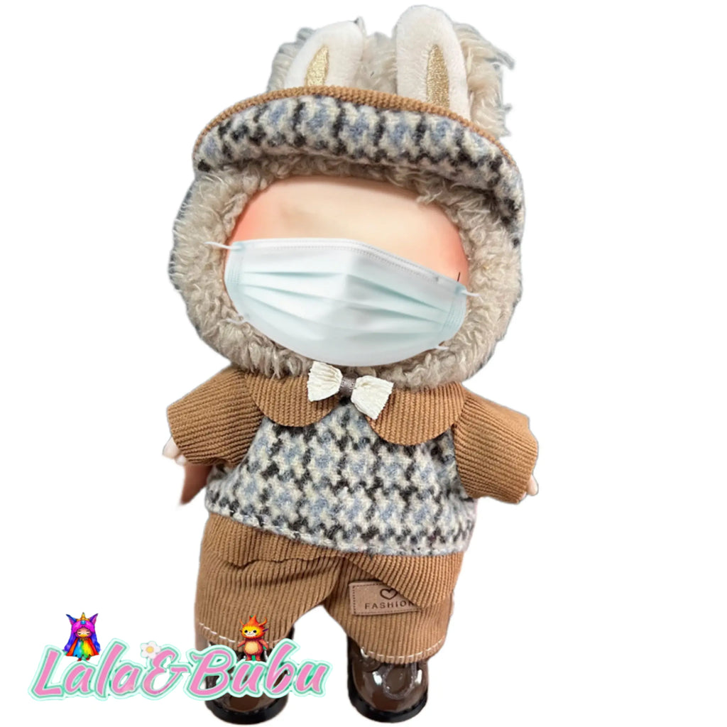 Casual Streetwear for Labu – Trendy & Comfortable Outfits for 15-17cm Vinyl Art Dolls，Fashion and Leisure Series