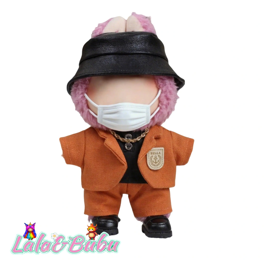 Creative Casual Suits for Labu – Custom Tailored 15-17cm Formal Wear for Vinyl Art Dolls, Exuding Gentleman's Style