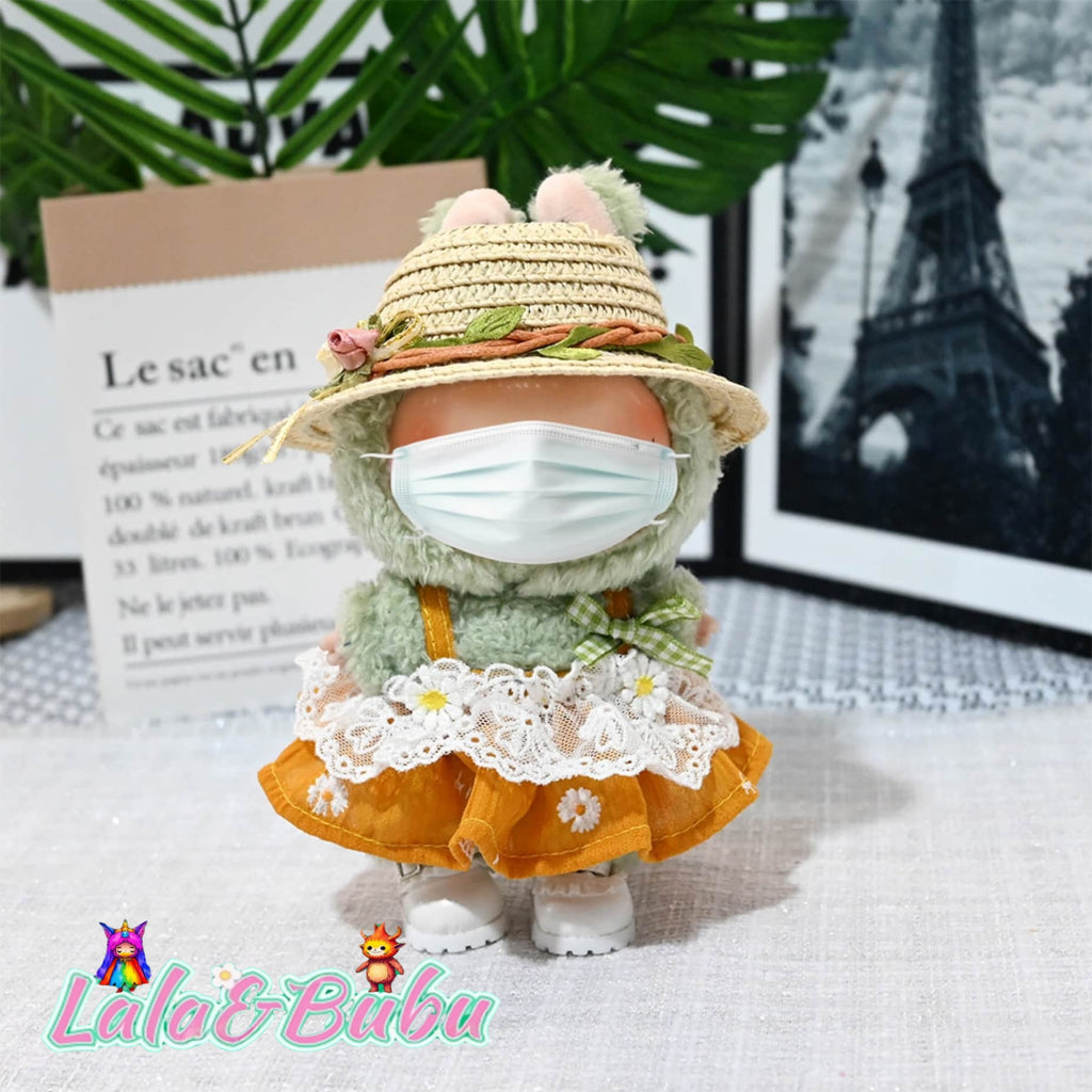 Dreamy Princess Dress Collection for Labu – Elegant & Adorable Outfits for 15-17cm Vinyl Art Dolls，Sweet Lolita Dress Set