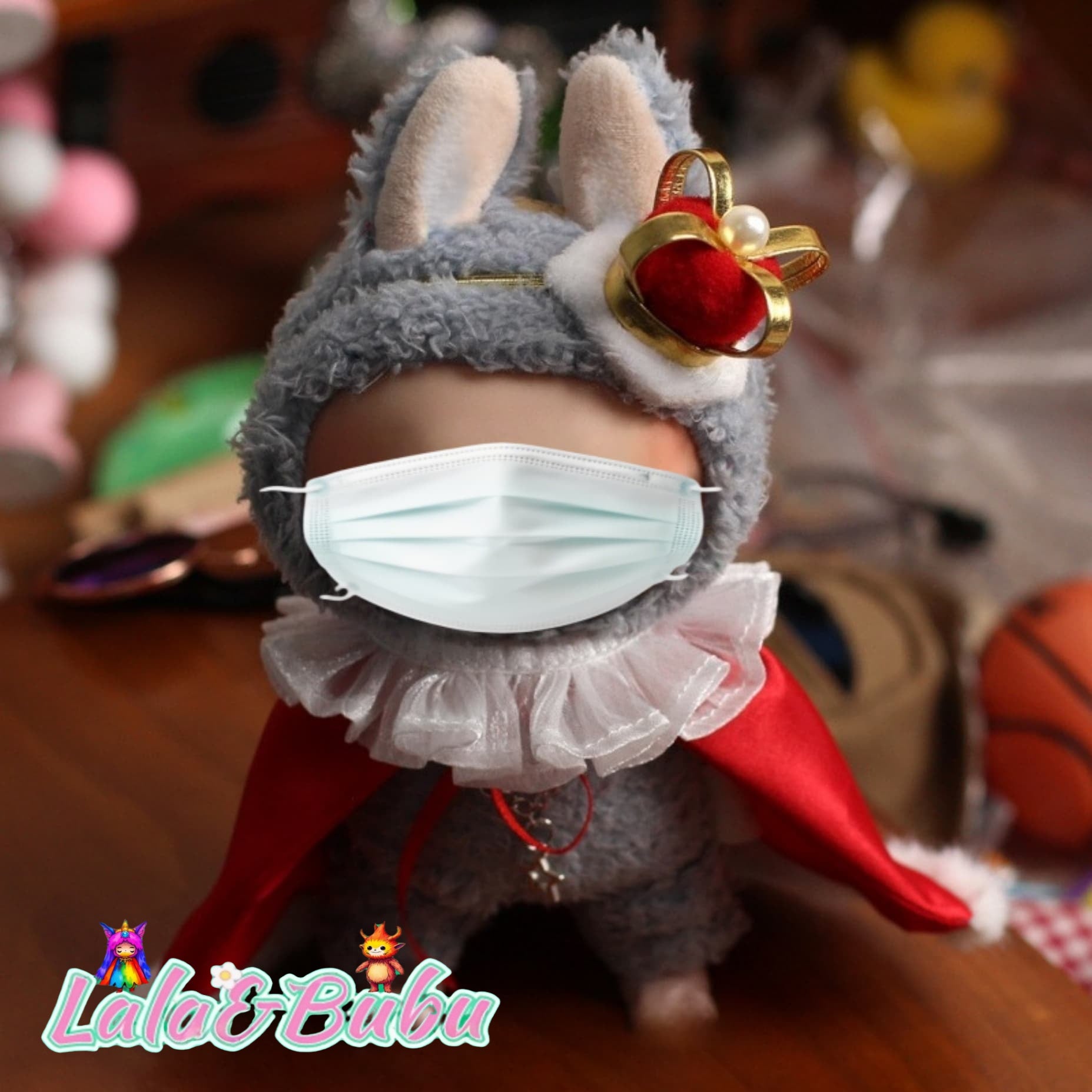 Brain-Bending Whimsy Collection，Eccentric Labu Wardrobe – Absurdly Fun Costumes for Display & Play，Suitable for doll outfits ranging from 15cm to 17cm