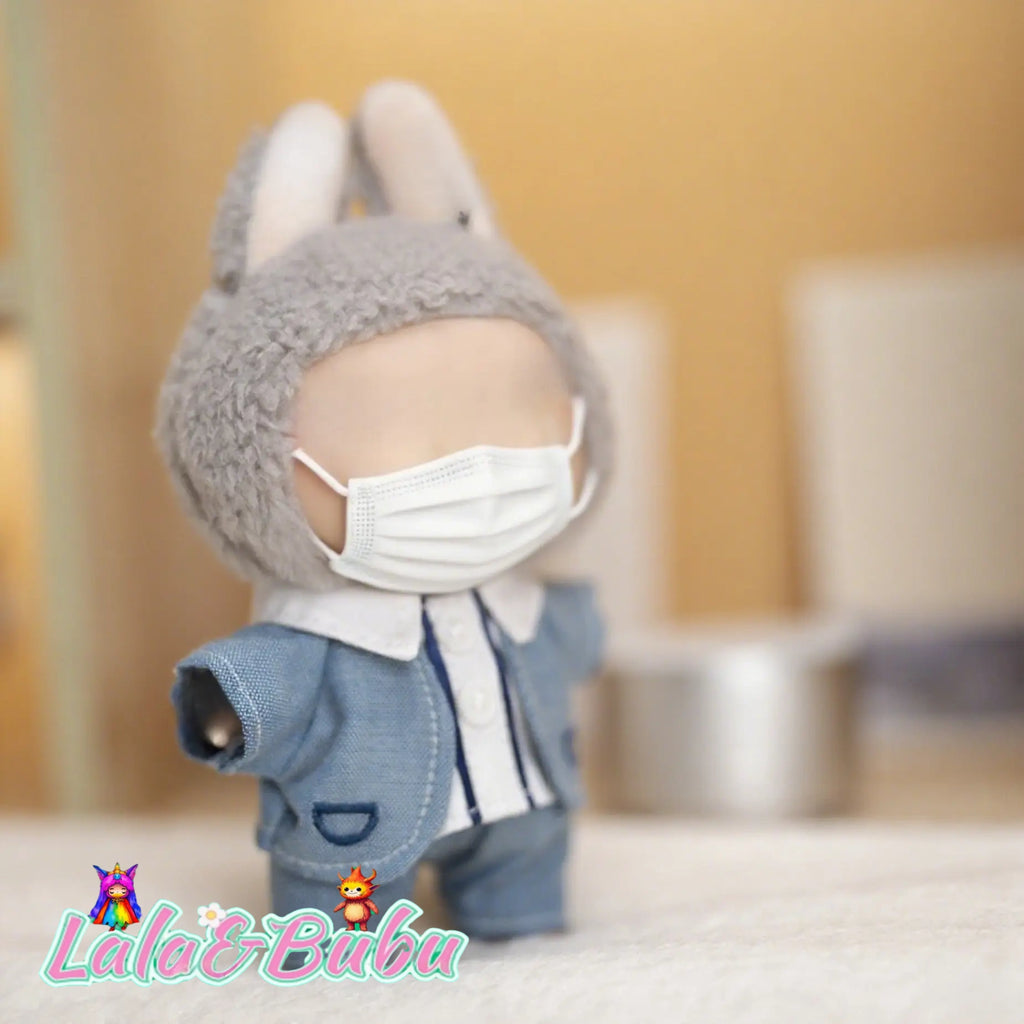 Creative Casual Suits for Labu – Custom Tailored 15-17cm Formal Wear for Vinyl Art Dolls, Exuding Gentleman's Style