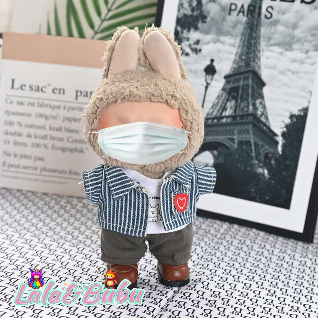 Casual Streetwear for Labu – Trendy & Comfortable Outfits for 15-17cm Vinyl Art Dolls，Fashion and Leisure Series