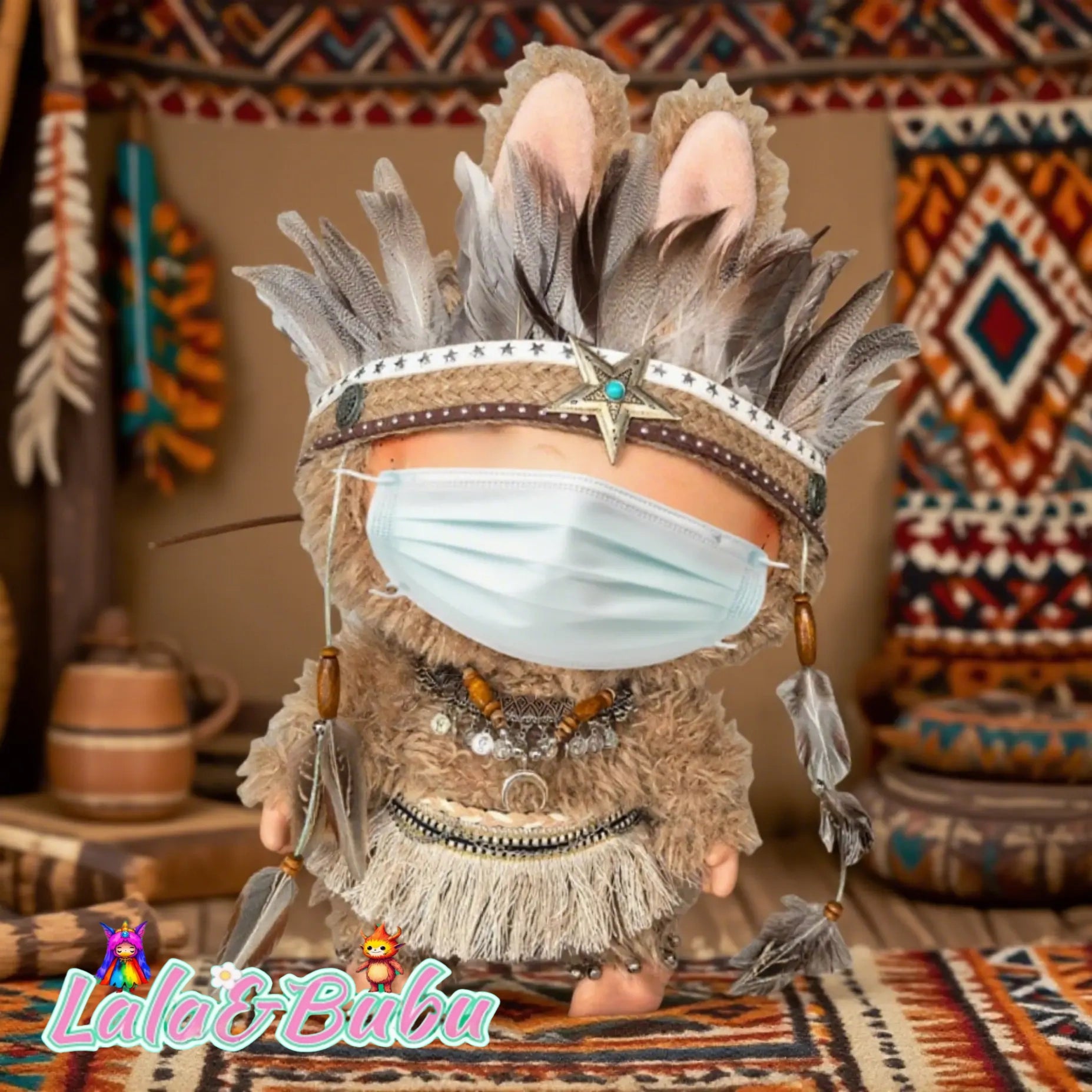 Global Ethnic Outfits for Labu – Traditional Cultural Costumes for 15-17cm Vinyl Art Dolls