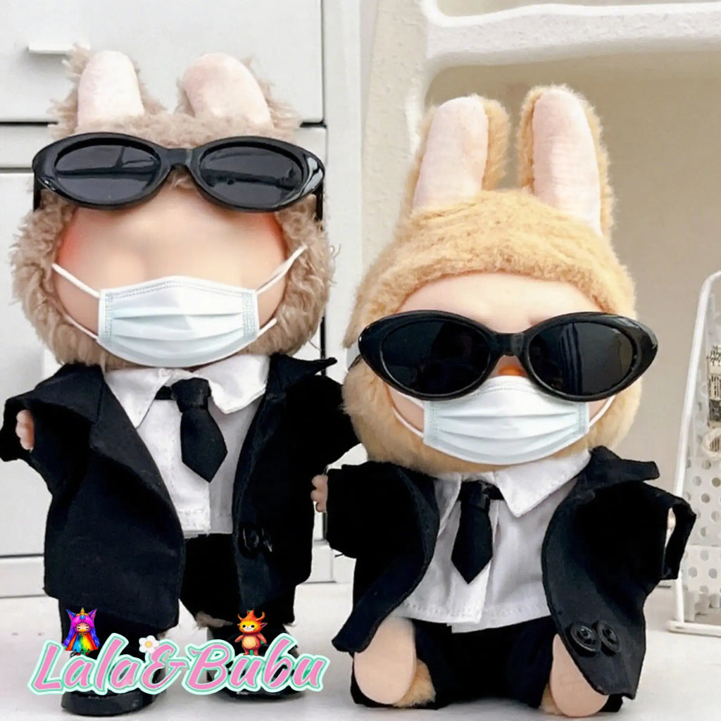Creative Casual Suits for Labu – Custom Tailored 15-17cm Formal Wear for Vinyl Art Dolls, Exuding Gentleman's Style