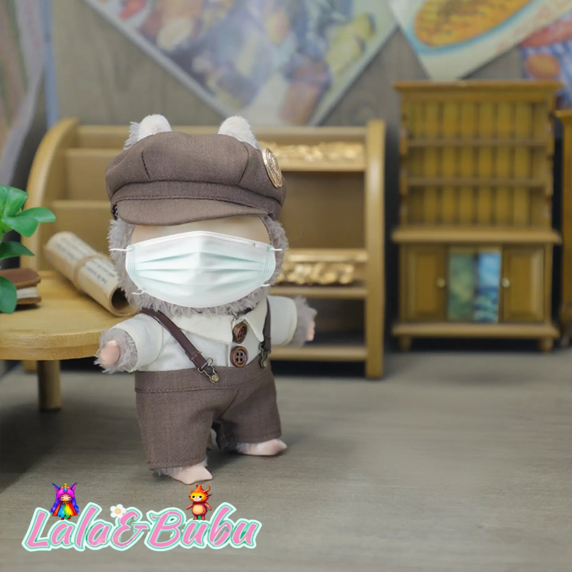 Creative Casual Suits for Labu – Custom Tailored 15-17cm Formal Wear for Vinyl Art Dolls, Exuding Gentleman's Style