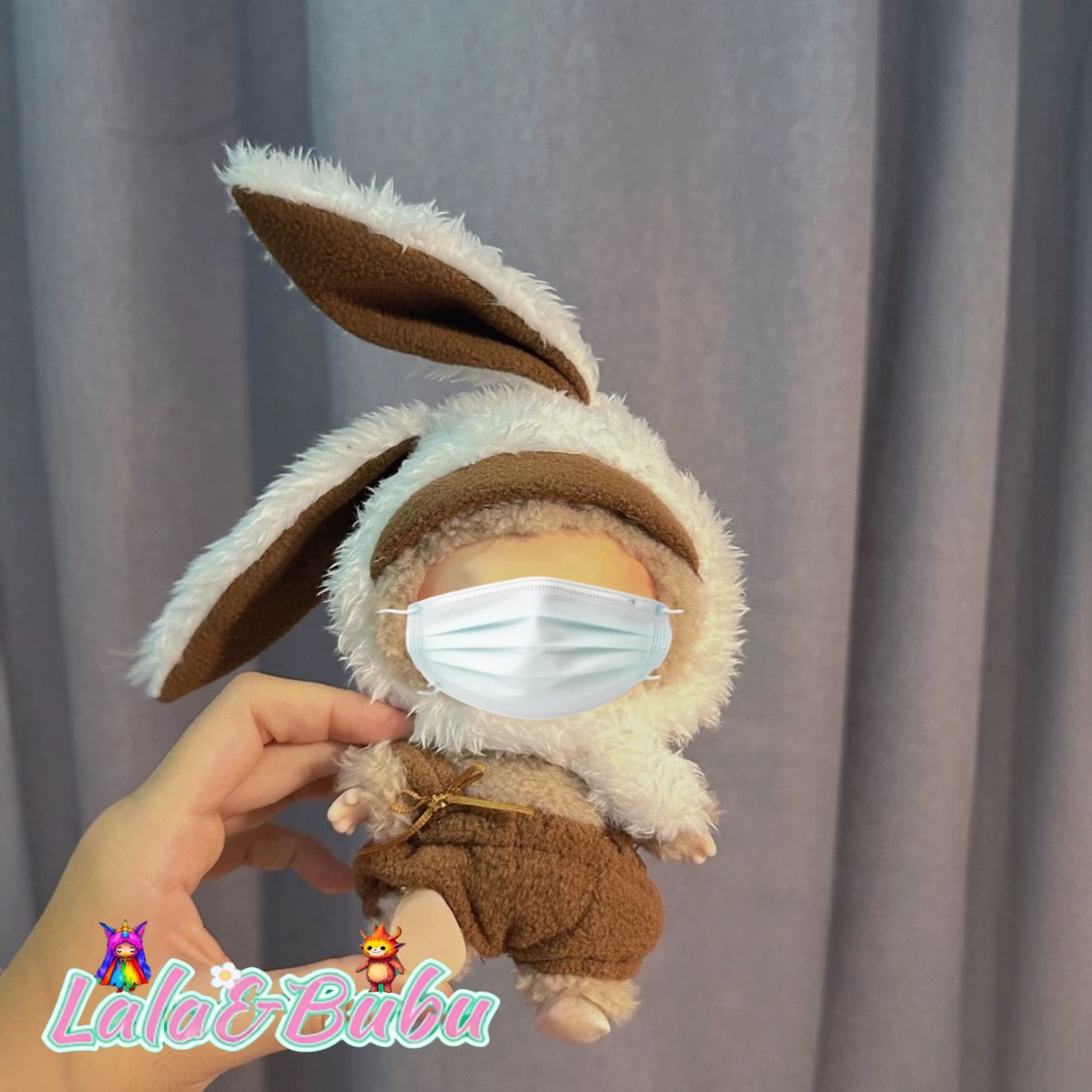 Whimsical Animal Series Costumes for Labu - Playful & Adorable Outfits for 15-17cm Vinyl Art Toys