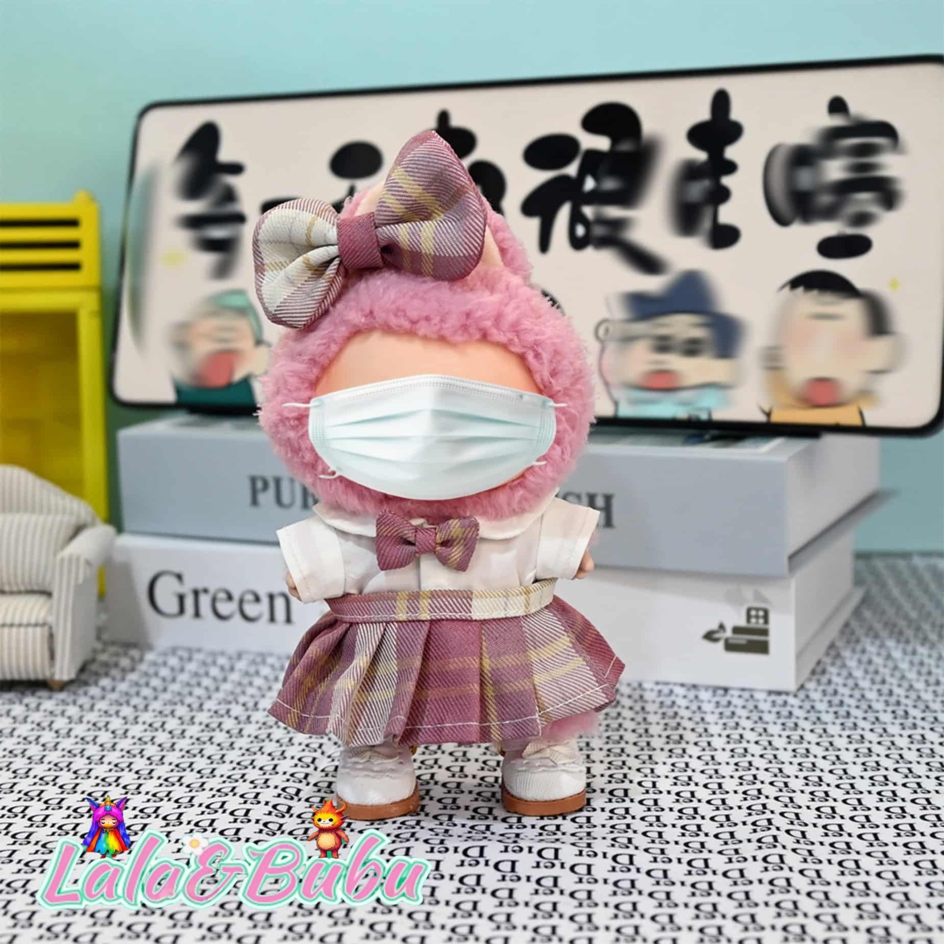 Dreamy Princess Dress Collection for Labu – Elegant & Adorable Outfits for 15-17cm Vinyl Art Dolls，Sweet Lolita Dress Set