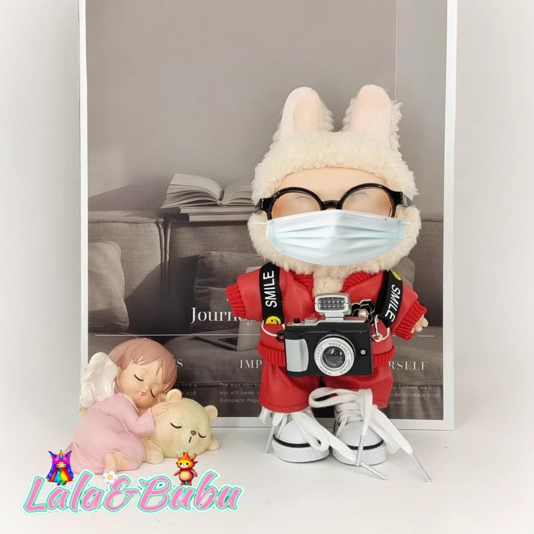 Cool & Trendy Labu Street Set Series - Trendy Doll Collection, 15cm-17cm Trendy Art Doll Exclusive
