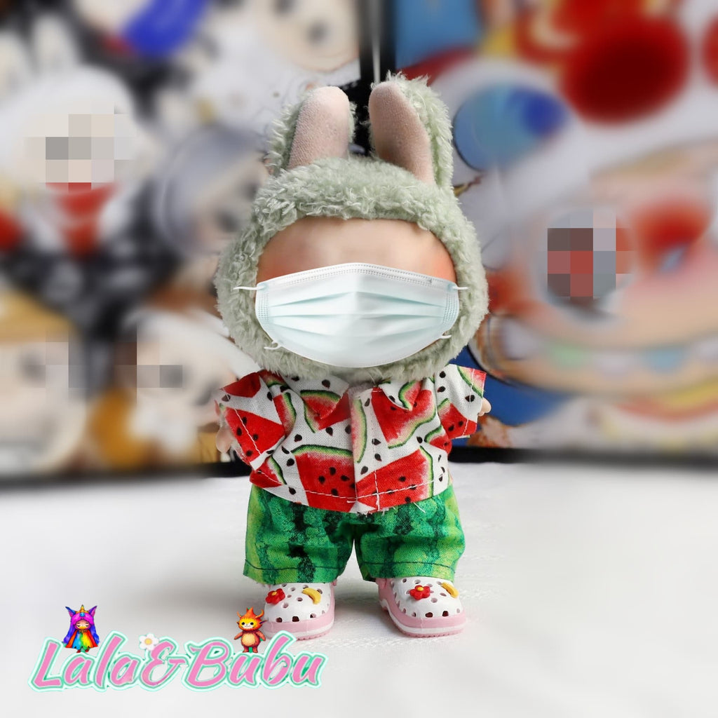 Casual Streetwear for Labu – Trendy & Comfortable Outfits for 15-17cm Vinyl Art Dolls，Fashion and Leisure Series