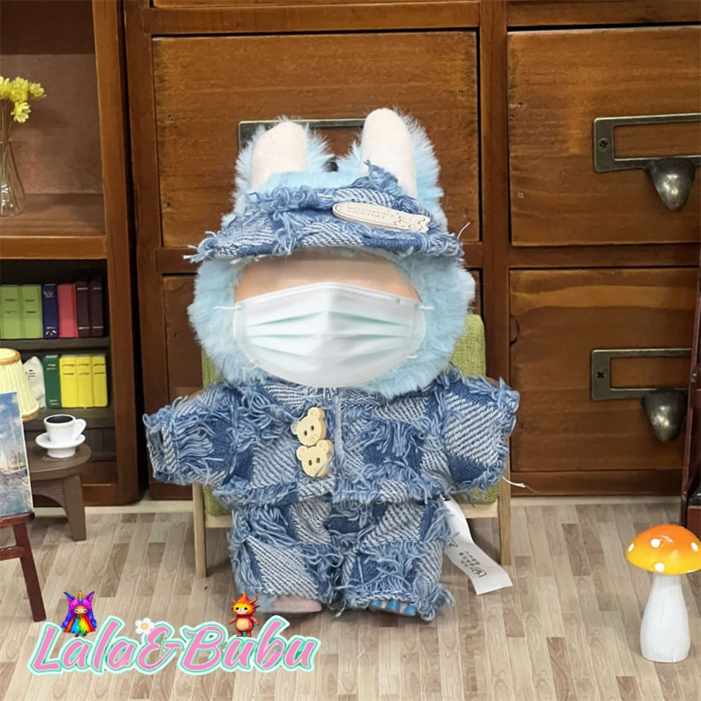 Casual Streetwear for Labu – Trendy & Comfortable Outfits for 15-17cm Vinyl Art Dolls，Fashion and Leisure Series