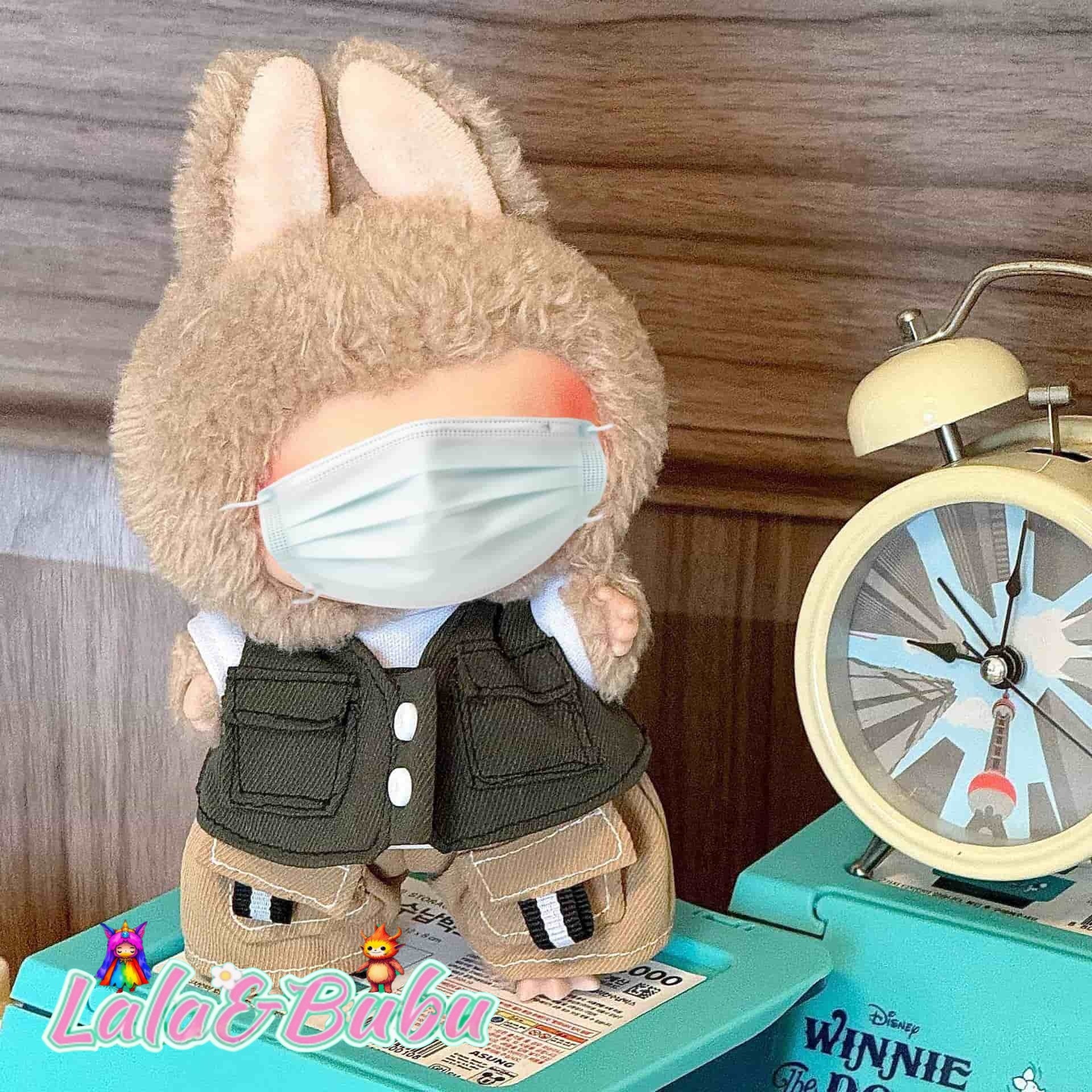 Casual Streetwear for Labu – Trendy & Comfortable Outfits for 15-17cm Vinyl Art Dolls，Fashion and Leisure Series