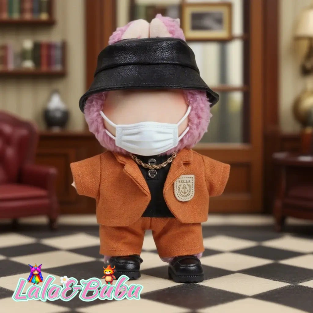 Creative Casual Suits for Labu – Custom Tailored 15-17cm Formal Wear for Vinyl Art Dolls, Exuding Gentleman's Style