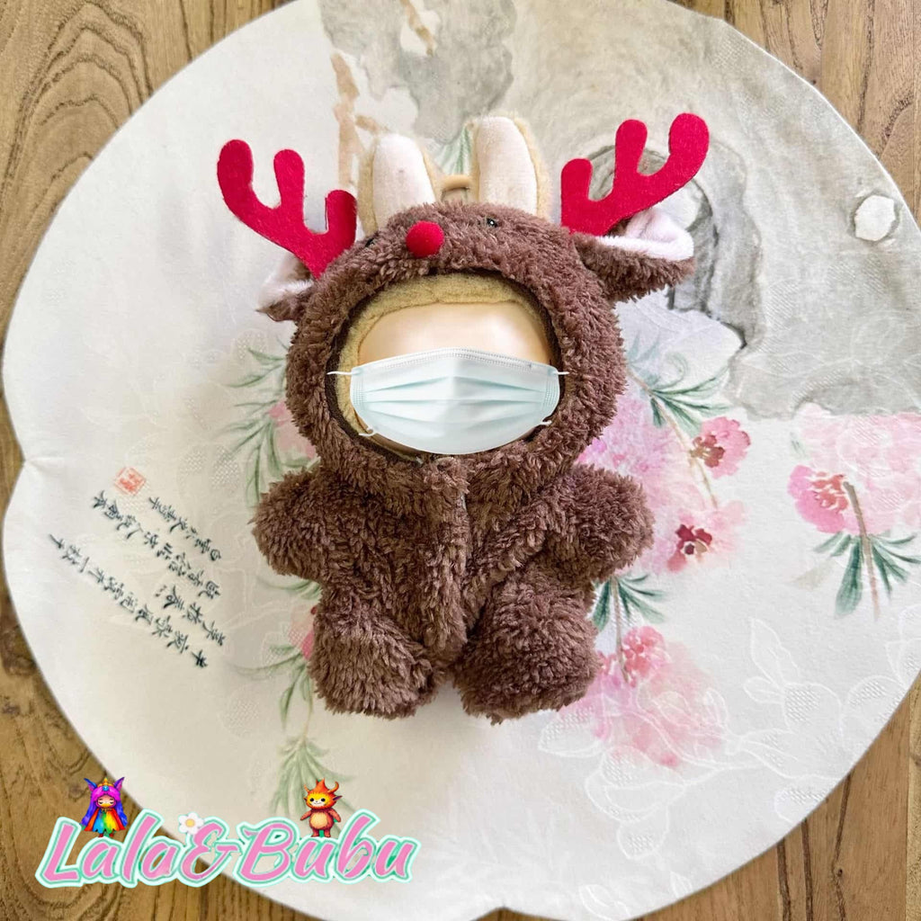 Whimsical Animal Series Costumes for Labu - Playful & Adorable Outfits for 15-17cm Vinyl Art Toys