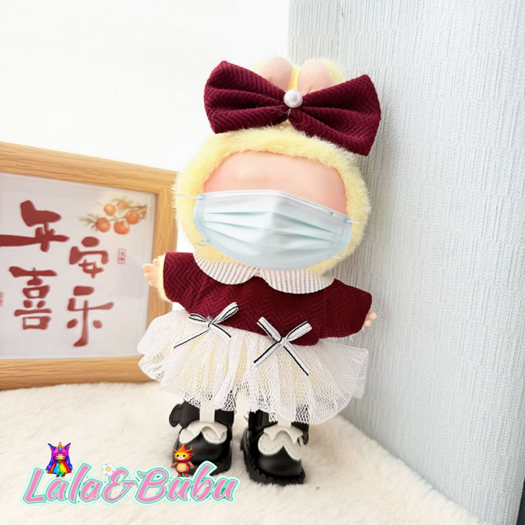 Dreamy Princess Dress Collection for Labu – Elegant & Adorable Outfits for 15-17cm Vinyl Art Dolls，Sweet Lolita Dress Set