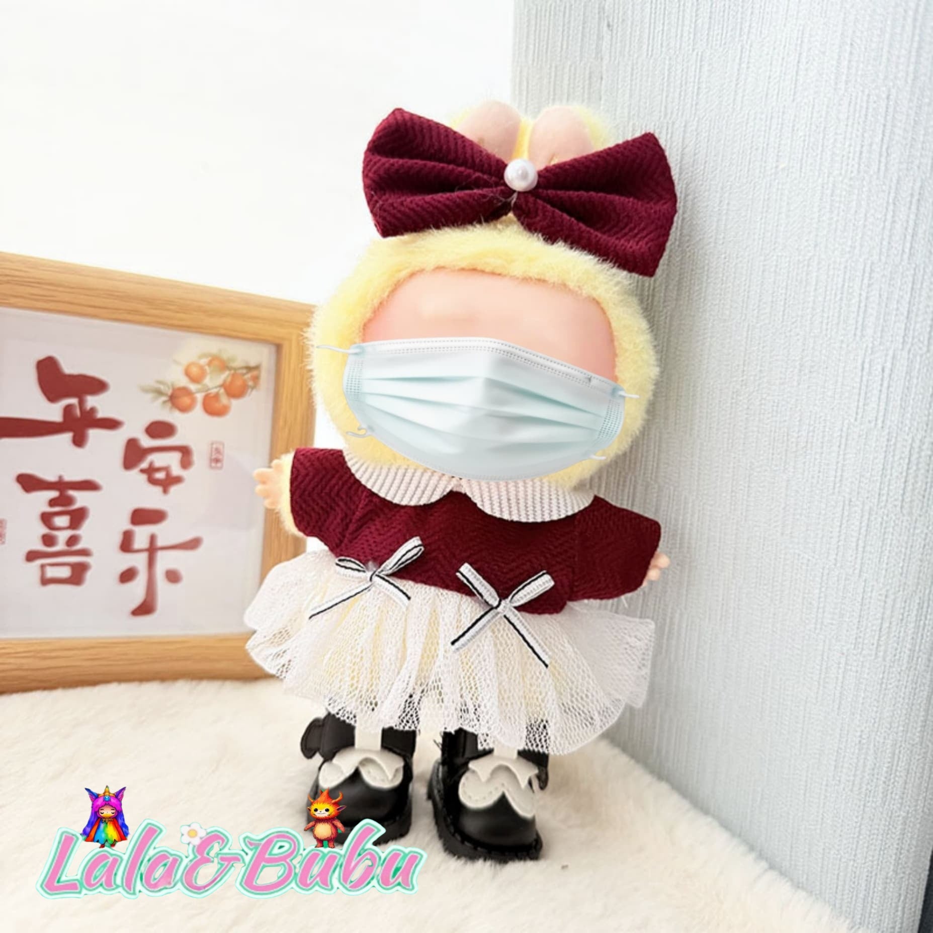 Dreamy Princess Dress Collection for Labu – Elegant & Adorable Outfits for 15-17cm Vinyl Art Dolls，Sweet Lolita Dress Set