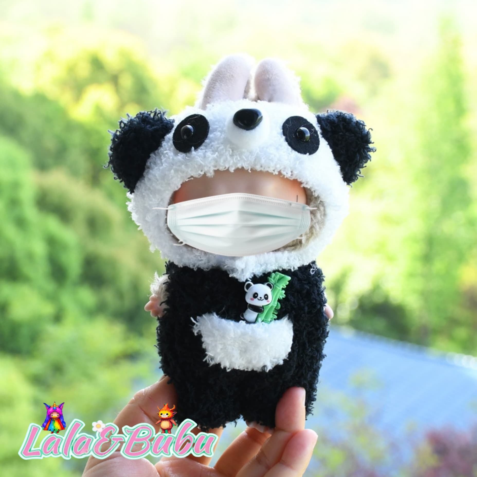 Whimsical Animal Series Costumes for Labu - Playful & Adorable Outfits for 15-17cm Vinyl Art Toys