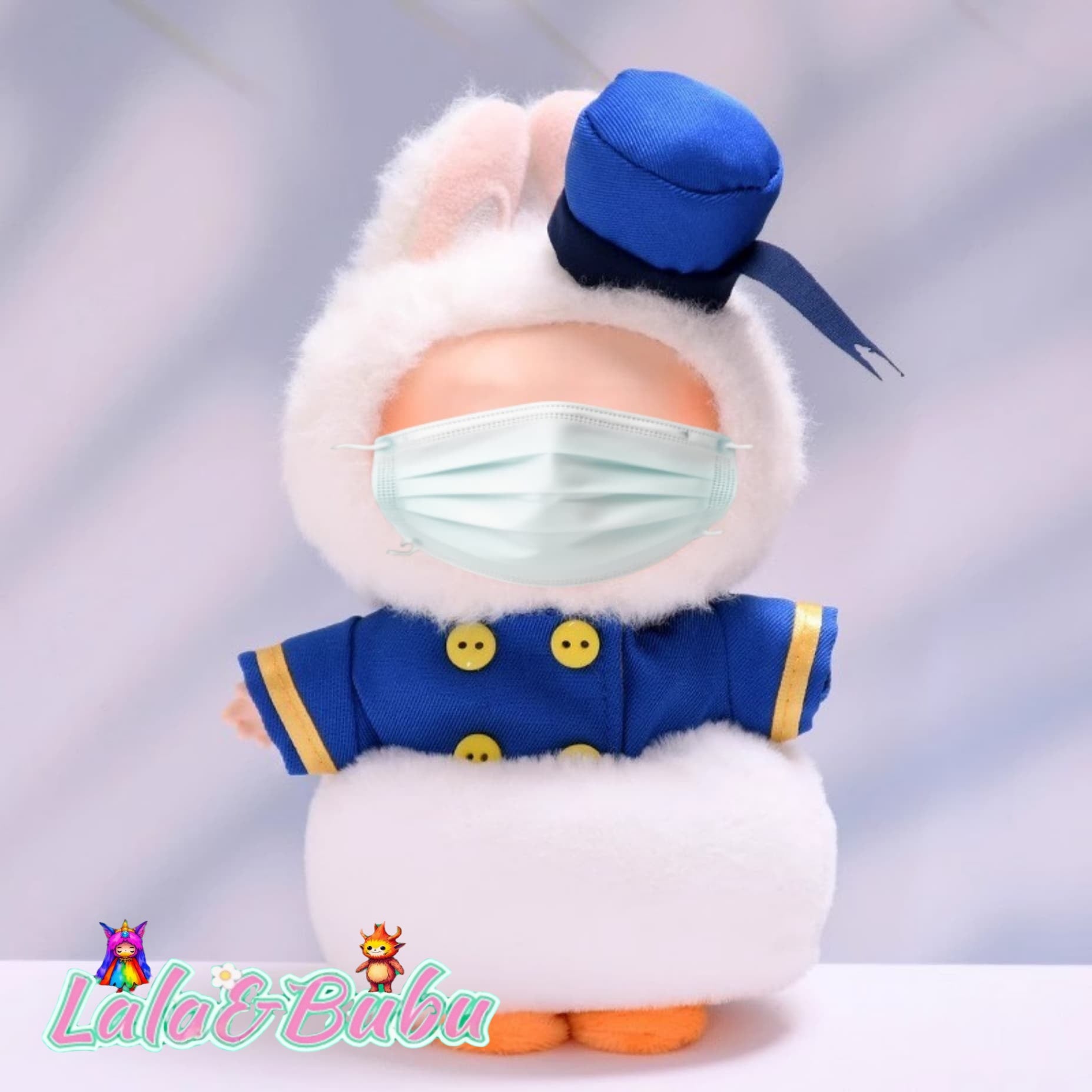 Whimsical Animal Series Costumes for Labu - Playful & Adorable Outfits for 15-17cm Vinyl Art Toys