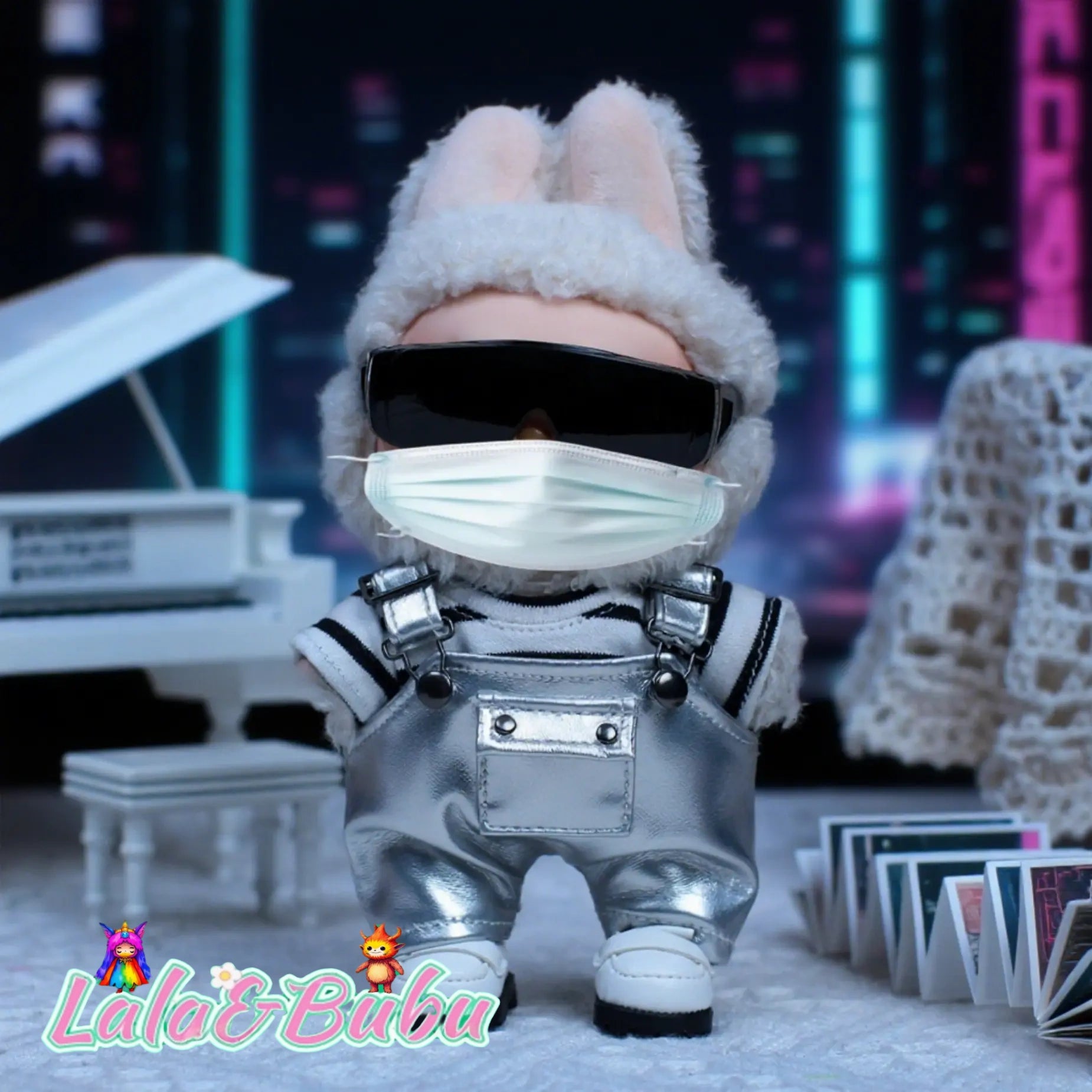 Cool & Trendy Labu Street Set Series - Trendy Doll Collection, 15cm-17cm Trendy Art Doll Exclusive