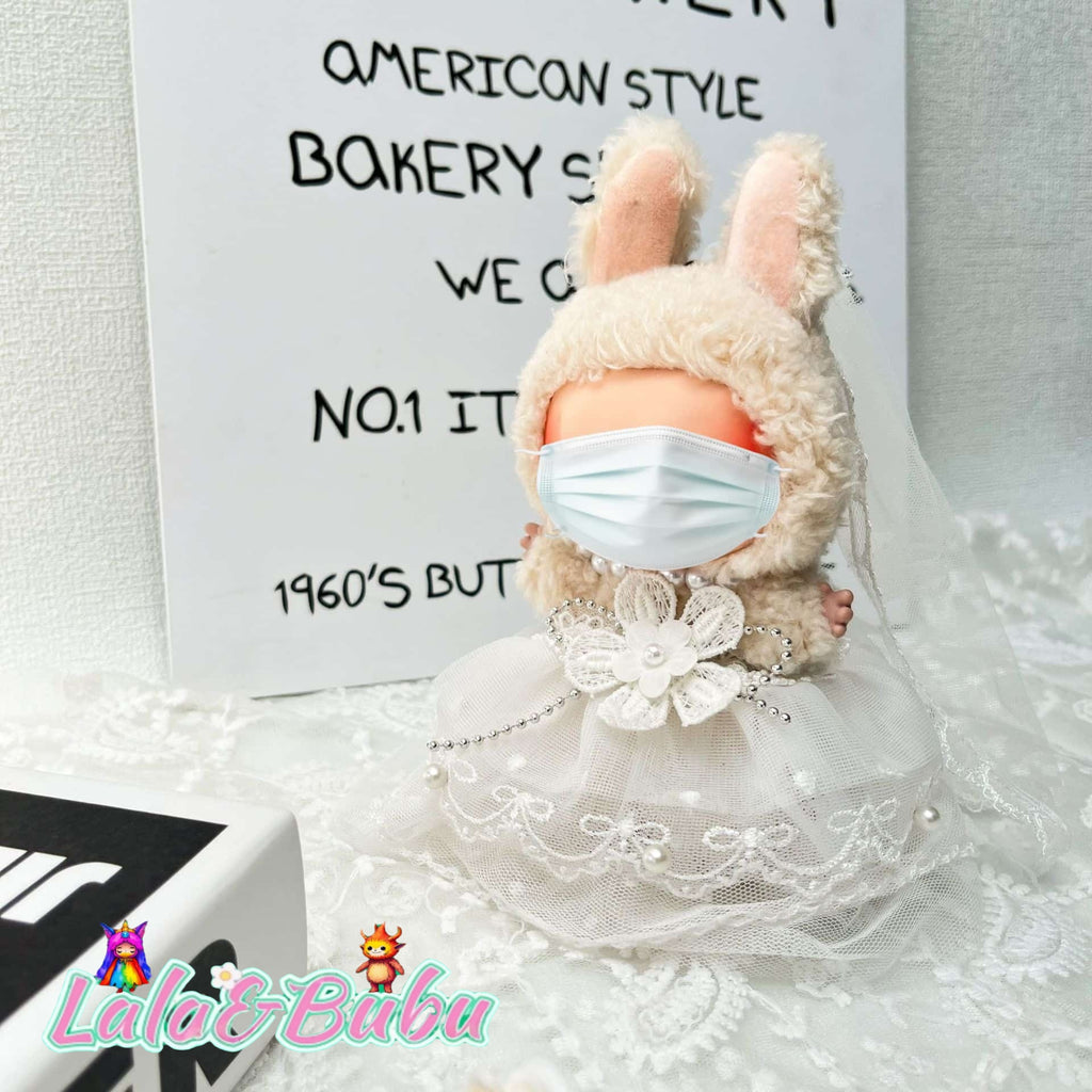 Dreamy Princess Dress Collection for Labu – Elegant & Adorable Outfits for 15-17cm Vinyl Art Dolls，Sweet Lolita Dress Set