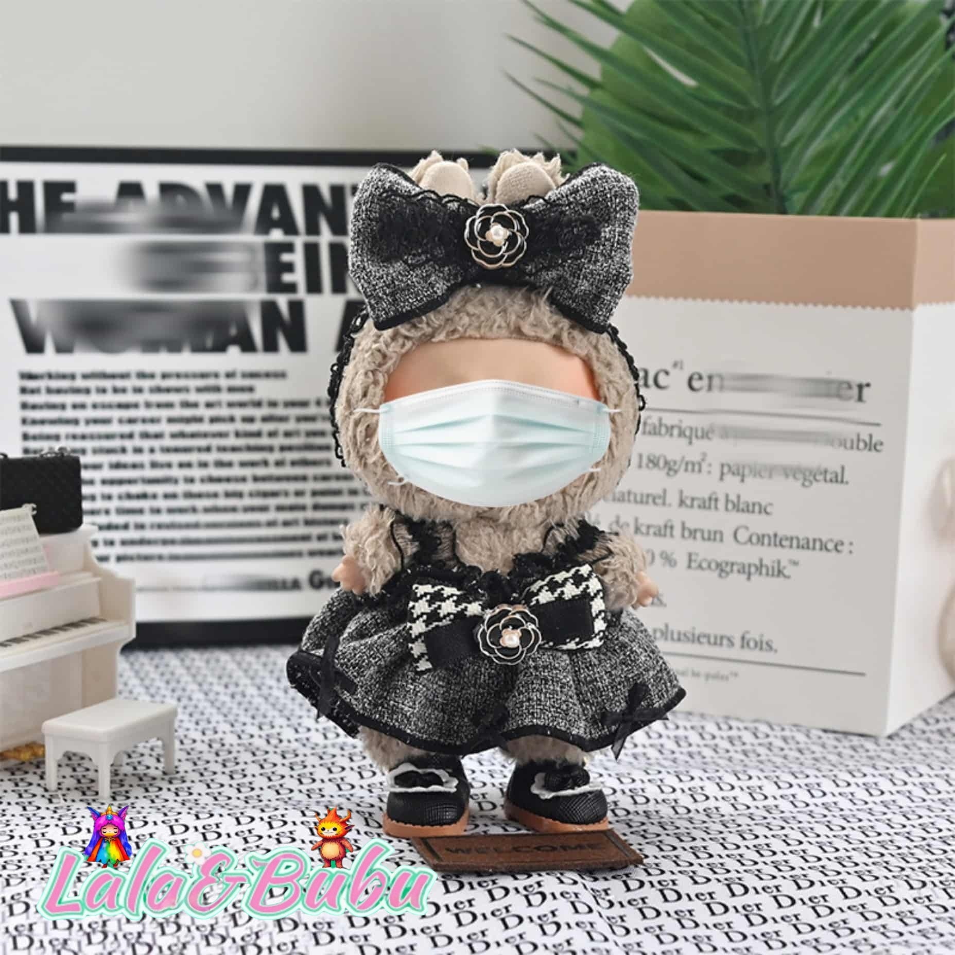 Dreamy Princess Dress Collection for Labu – Elegant & Adorable Outfits for 15-17cm Vinyl Art Dolls，Sweet Lolita Dress Set