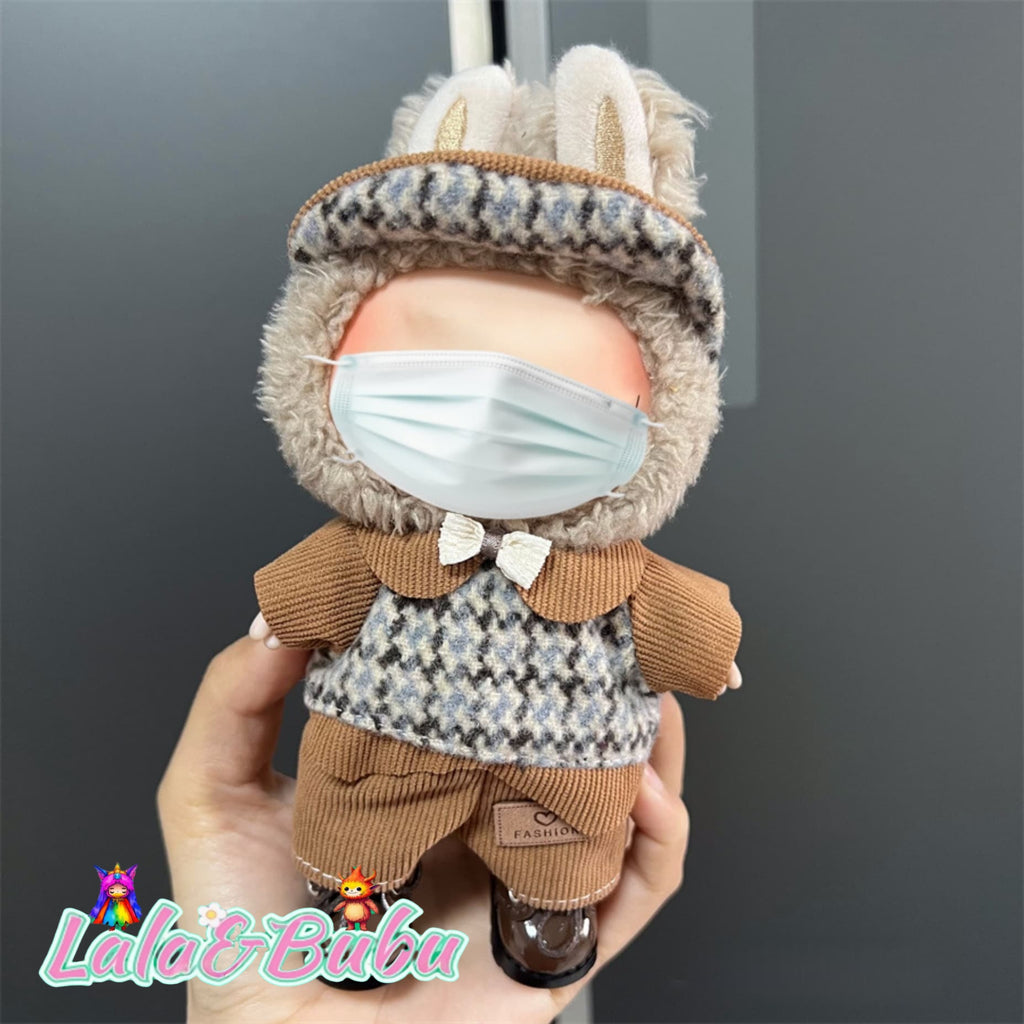 Casual Streetwear for Labu – Trendy & Comfortable Outfits for 15-17cm Vinyl Art Dolls，Fashion and Leisure Series