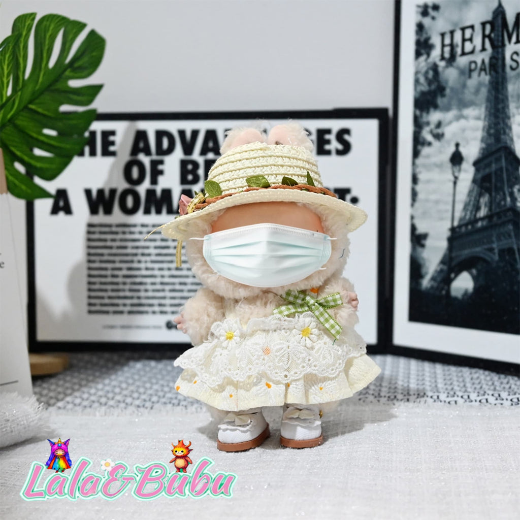 Dreamy Princess Dress Collection for Labu – Elegant & Adorable Outfits for 15-17cm Vinyl Art Dolls，Sweet Lolita Dress Set