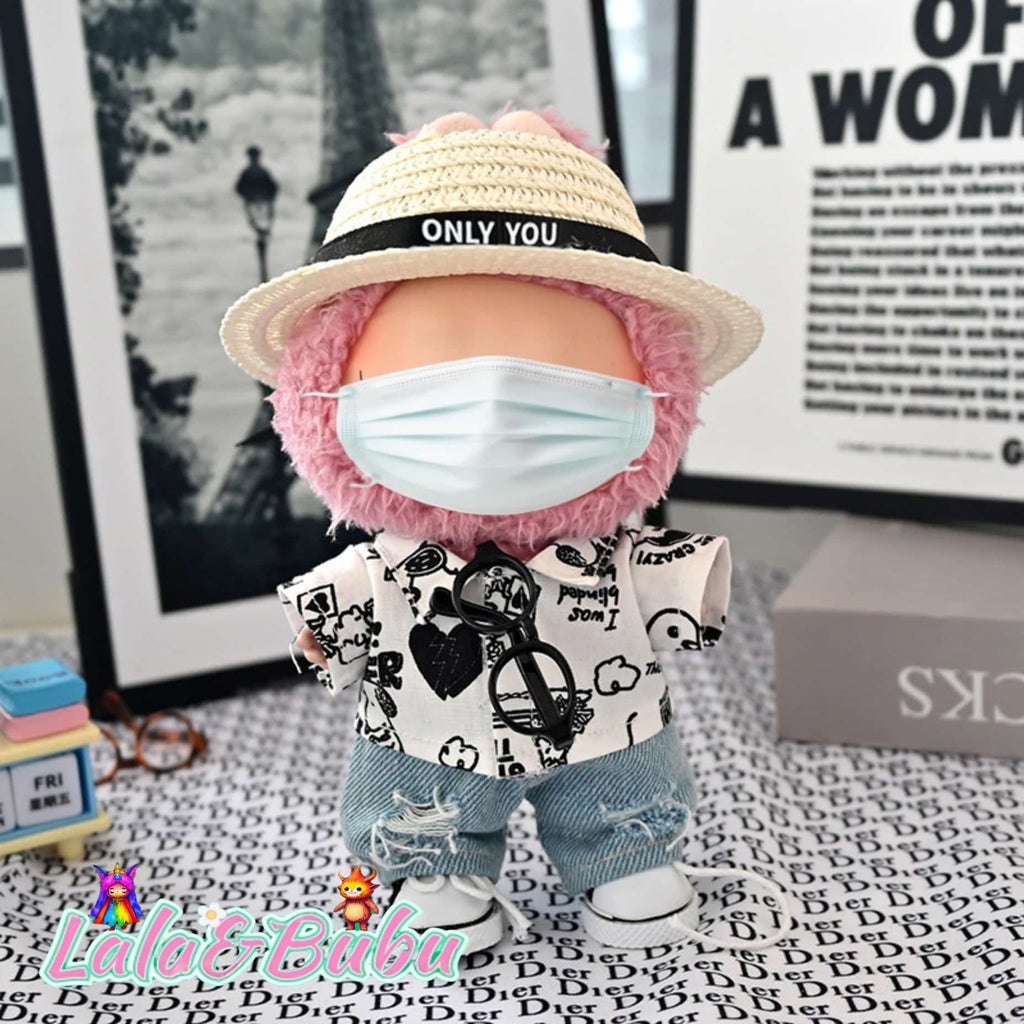 Casual Streetwear for Labu – Trendy & Comfortable Outfits for 15-17cm Vinyl Art Dolls，Fashion and Leisure Series