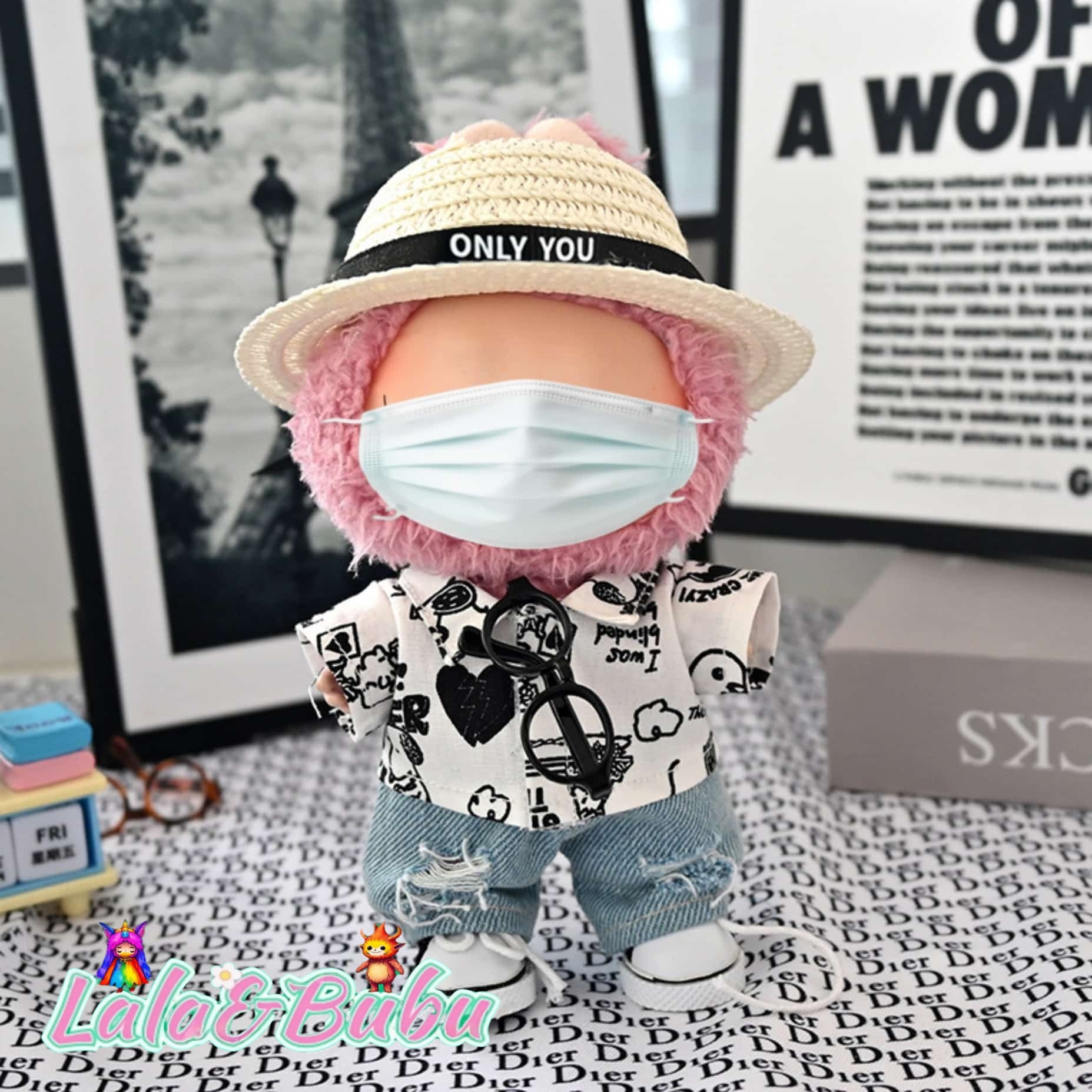 Casual Streetwear for Labu – Trendy & Comfortable Outfits for 15-17cm Vinyl Art Dolls，Fashion and Leisure Series