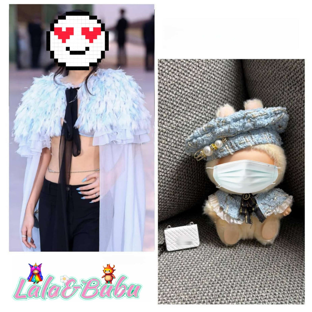 Celebrity Red Carpet Dresses for Labu – 15-17cm Vinyl Doll Replicas of Famous Looks，Celebrity Same Series