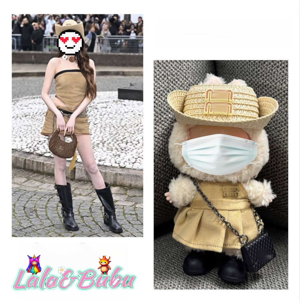 Celebrity Red Carpet Dresses for Labu – 15-17cm Vinyl Doll Replicas of Famous Looks，Celebrity Same Series