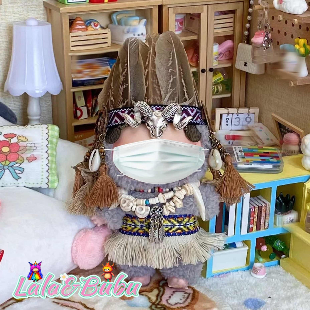 Global Ethnic Outfits for Labu – Traditional Cultural Costumes for 15-17cm Vinyl Art Dolls