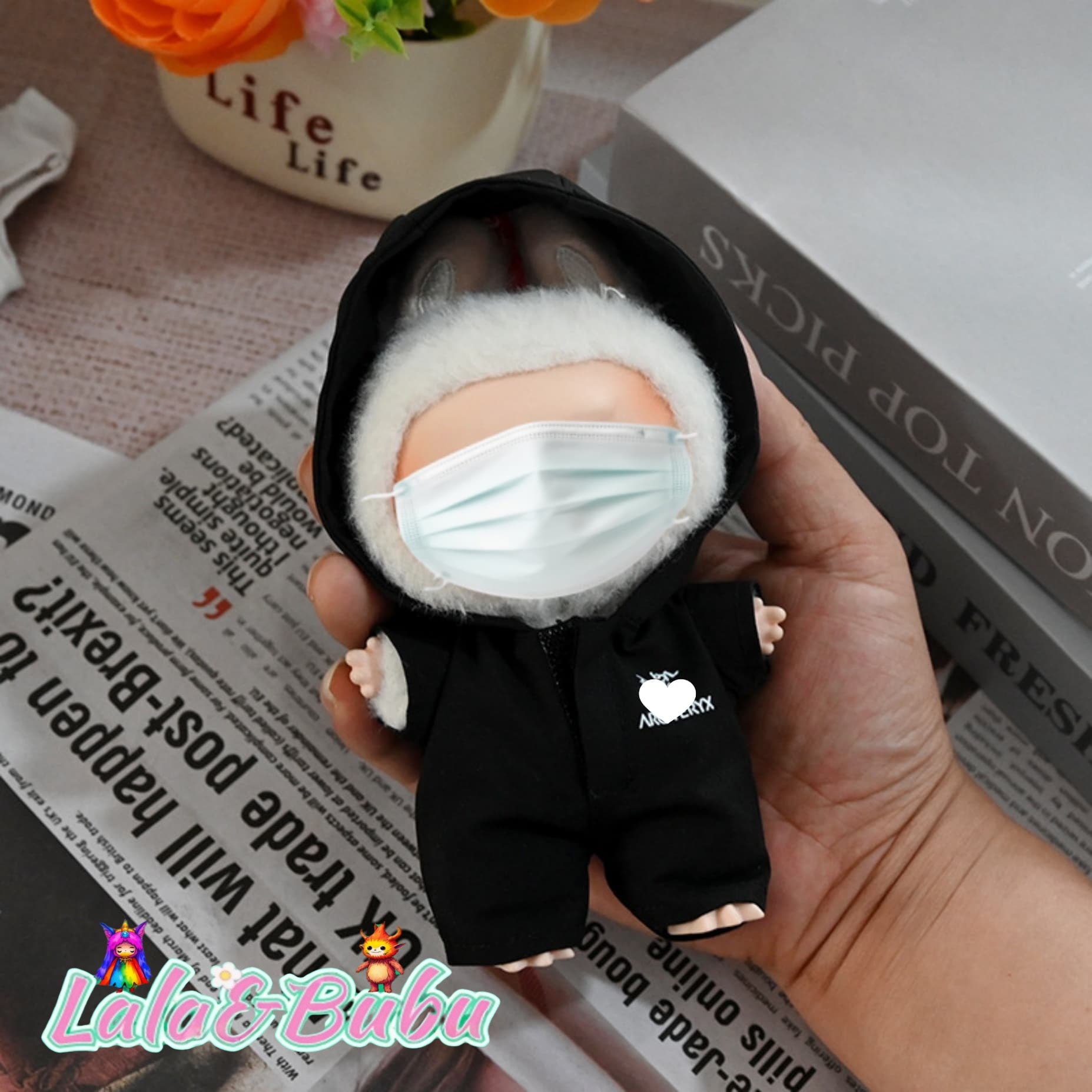 Casual Streetwear for Labu – Trendy & Comfortable Outfits for 15-17cm Vinyl Art Dolls，Fashion and Leisure Series