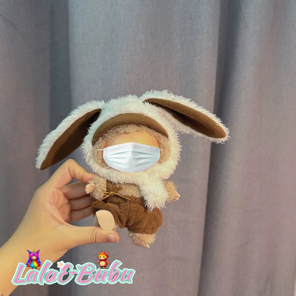 Whimsical Animal Series Costumes for Labu - Playful & Adorable Outfits for 15-17cm Vinyl Art Toys