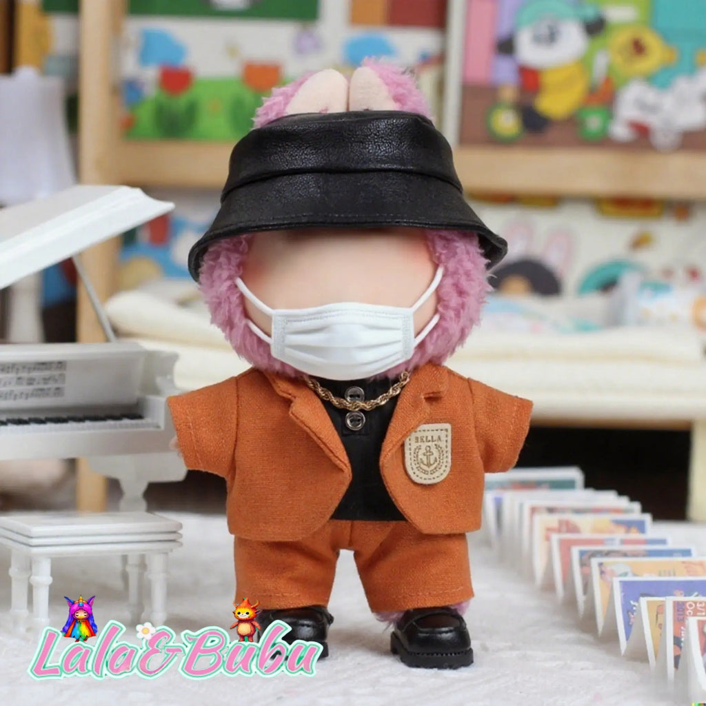 Creative Casual Suits for Labu – Custom Tailored 15-17cm Formal Wear for Vinyl Art Dolls, Exuding Gentleman's Style