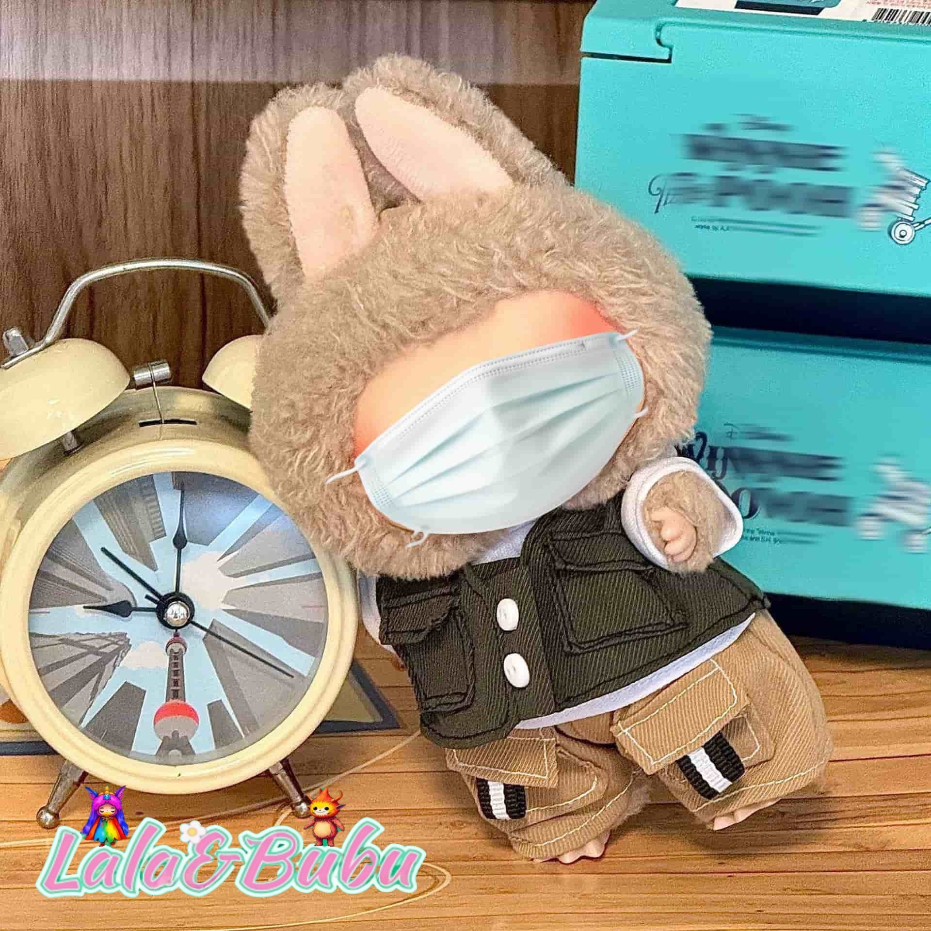 Casual Streetwear for Labu – Trendy & Comfortable Outfits for 15-17cm Vinyl Art Dolls，Fashion and Leisure Series