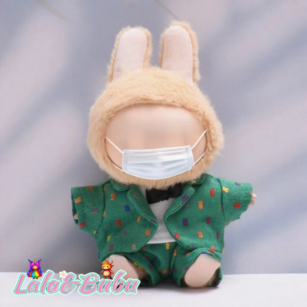 Creative Casual Suits for Labu – Custom Tailored 15-17cm Formal Wear for Vinyl Art Dolls, Exuding Gentleman's Style