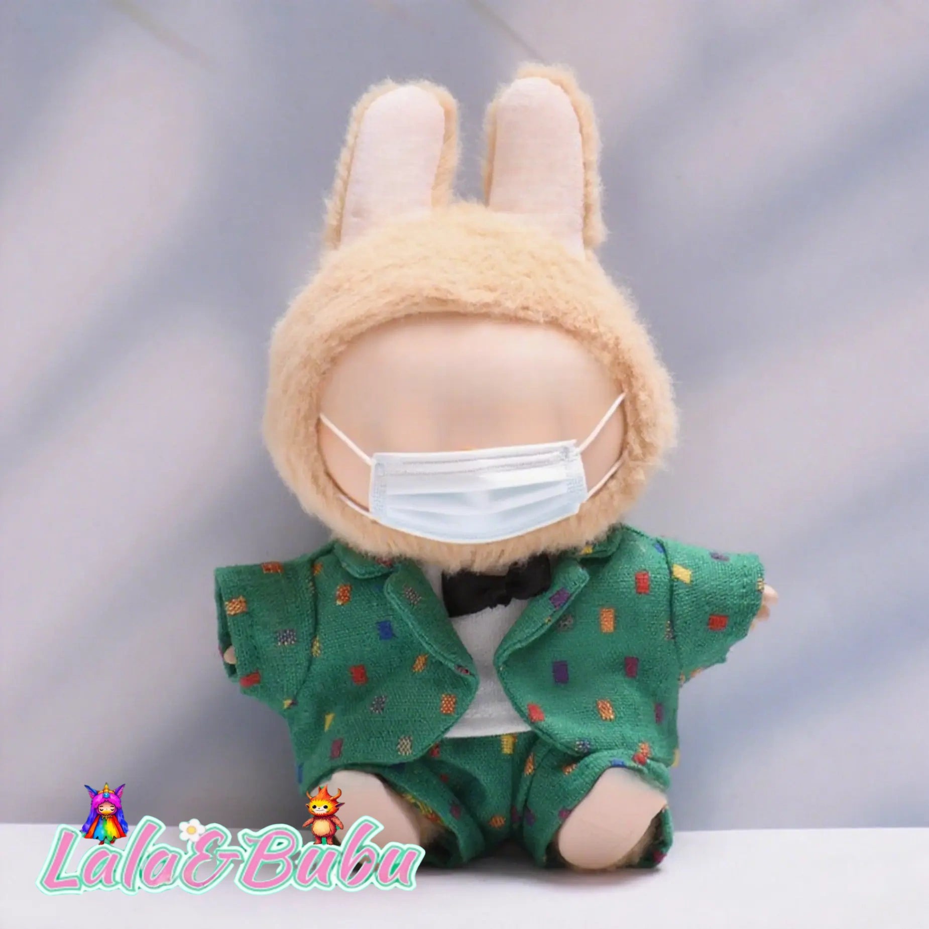 Creative Casual Suits for Labu – Custom Tailored 15-17cm Formal Wear for Vinyl Art Dolls, Exuding Gentleman's Style