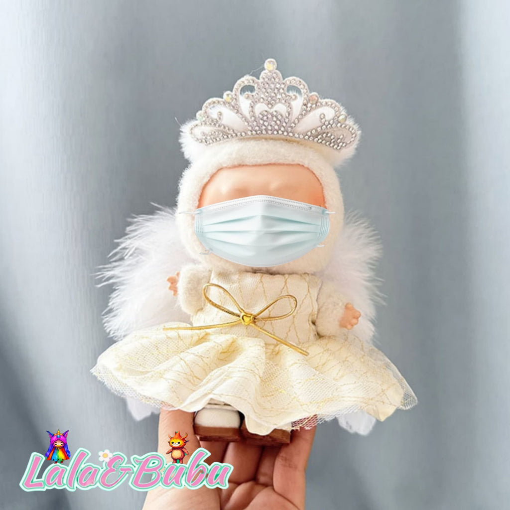 Dreamy Princess Dress Collection for Labu – Elegant & Adorable Outfits for 15-17cm Vinyl Art Dolls，Sweet Lolita Dress Set