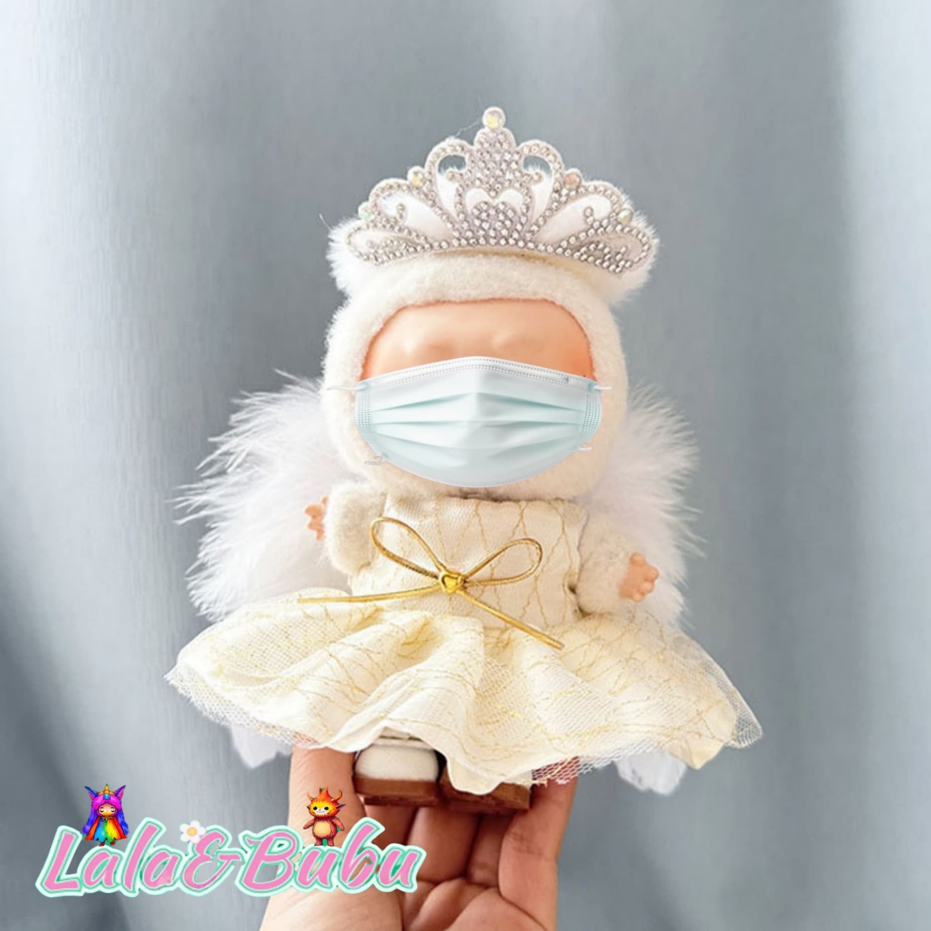 Dreamy Princess Dress Collection for Labu – Elegant & Adorable Outfits for 15-17cm Vinyl Art Dolls，Sweet Lolita Dress Set