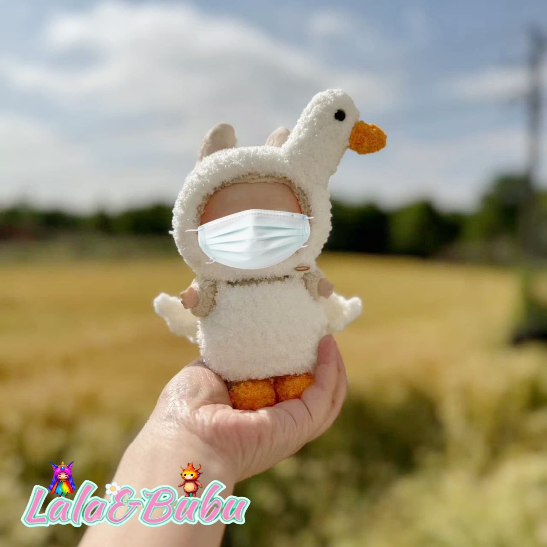 Whimsical Animal Series Costumes for Labu - Playful & Adorable Outfits for 15-17cm Vinyl Art Toys