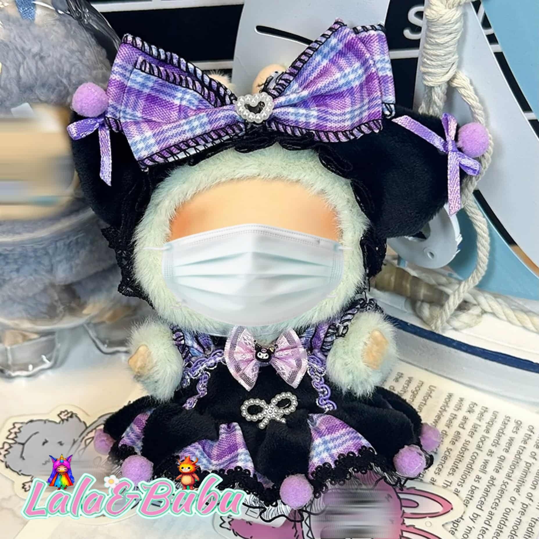 Dreamy Princess Dress Collection for Labu – Elegant & Adorable Outfits for 15-17cm Vinyl Art Dolls，Sweet Lolita Dress Set