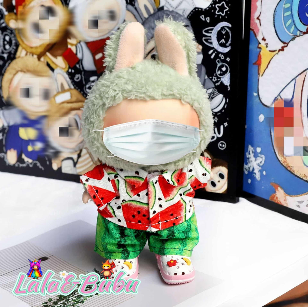 Casual Streetwear for Labu – Trendy & Comfortable Outfits for 15-17cm Vinyl Art Dolls，Fashion and Leisure Series