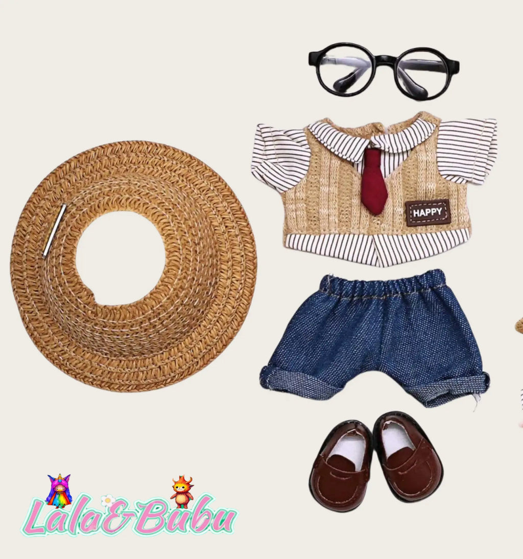 Casual Streetwear for Labu – Trendy & Comfortable Outfits for 15-17cm Vinyl Art Dolls，Fashion and Leisure Series