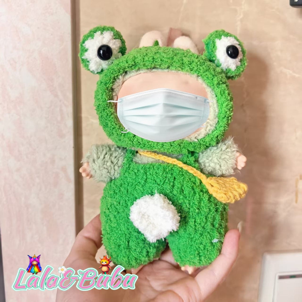 Whimsical Animal Series Costumes for Labu - Playful & Adorable Outfits for 15-17cm Vinyl Art Toys