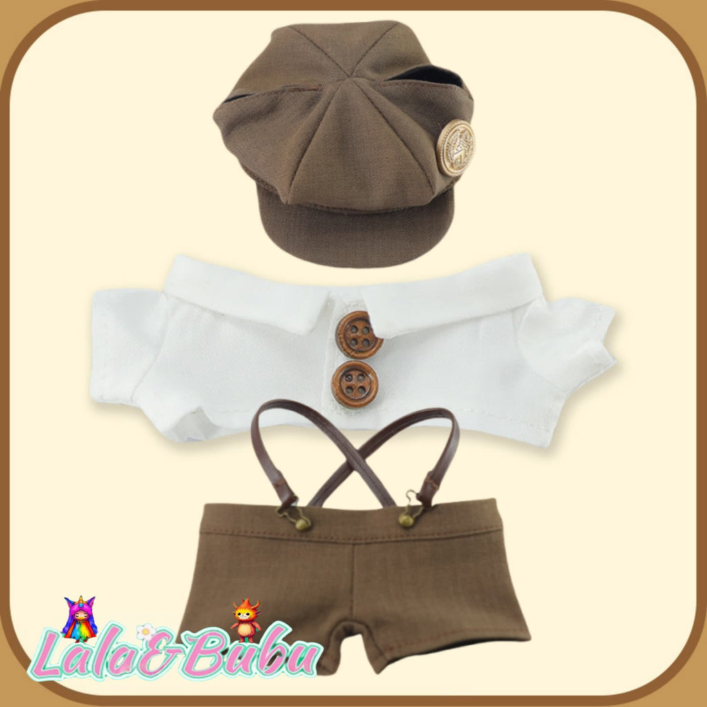 Creative Casual Suits for Labu – Custom Tailored 15-17cm Formal Wear for Vinyl Art Dolls, Exuding Gentleman's Style