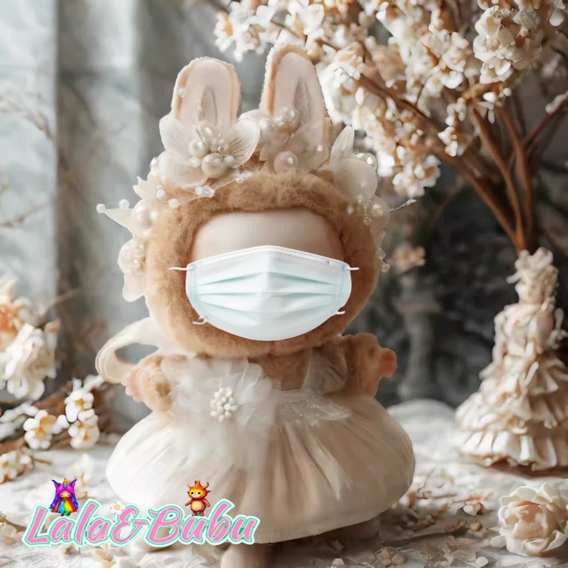 Dreamy Princess Dress Collection for Labu – Elegant & Adorable Outfits for 15-17cm Vinyl Art Dolls，Sweet Lolita Dress Set